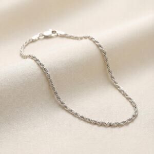 Vintage Italian 925 Sterling Silver Chain Link Bracelet 9 Inch Unisex